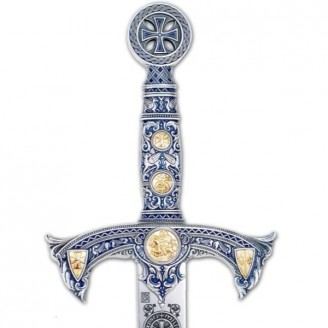 ESPADA TEMPLARIA PLATA (COLECCIÓN GRABADO PROFUNDO)